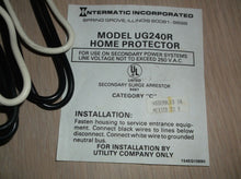 UG240R Intermatic Inc Home Protector Secondary Surge Arrestor 94X1 Category "C"
