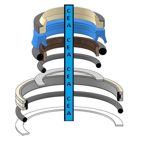TH110064 Arm Crowd Dipper Stick Cylinder Seal Kit Fits John Deere 790D