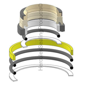 TH110663 Blade Bucket Cylinder Seal Kit Fits John Deere 70 70D