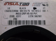 InsulTab 1/8", 1/4", 3/8" Black InsulGrip Heat Shrink PVC HS-105 CSA/ULE 28044