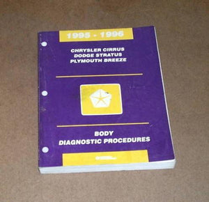 1996 Chysler Cirrus Stratus Breeze Service Manual OEM
