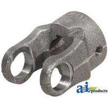 D068018 Implement Yoke Round Bore w/ Keyway & Set Screw Fits Domestic: 6 Series