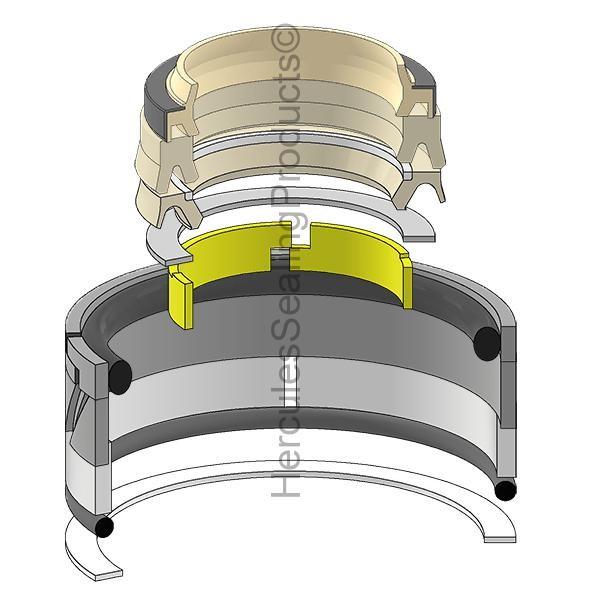 1289277 Various Cylinder Seal Kit Fits Cat Caterpillar 322B-330BL