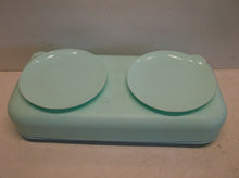 3.25 X 7" Silicone Hedge Hog Soap Dish With Suction Cups Green & Blue