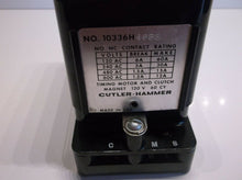 Cutler-Hammer 10336H46B3 Timing Motor & Clutch Magnet 120V