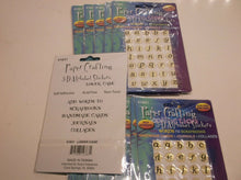 717968123831 (15) Paper Crafting 3/8" 3D Alphabet Lower Case Sticker Packages