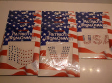 036425760632 (7) Patriotic Iron-On Art - Lot Contains (3)V, (3)Flag, (1)USA