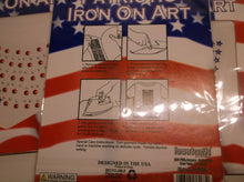 036425760632 (7) Patriotic Iron-On Art - Lot Contains (3)V, (3)Flag, (1)USA