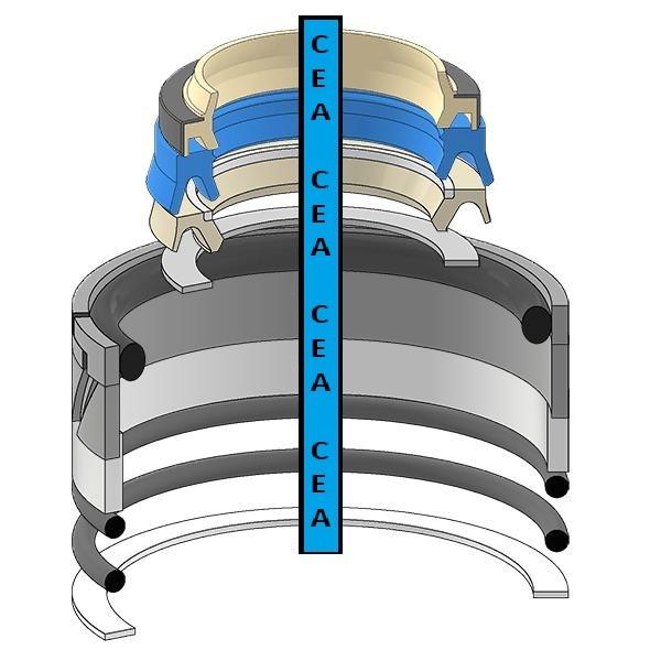 1697830 Swing Cylinder Seal Kit Fits Cat Caterpillar 307B
