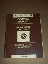 1992 Service Manual Front Wheel Drive Car Set