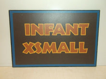 Disney Life Vest Signage "Infant XSmall" Vinyl Sign - Measures 4" x 6"