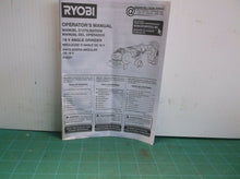 Ryobi P4221 18V Angle Grinder Operator's Manual ( Manual Only )