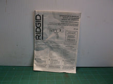 Ridgid R7122 1/2 In. Mud Mixer/Drill Operator's Manual ( Manual Only )