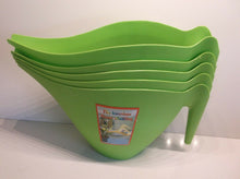 732962231573 (5) Green Plastic Watering Can 12" x 7" x 5"