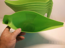 732962231573 (5) Green Plastic Watering Can 12" x 7" x 5"