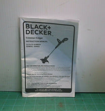 Black & Decker GH900/GH912 Trimmer/Edger Operator's Manual (Manual Only)