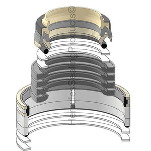 707-99-27650 Bucket Cylinder Seal Kit Fits Komatsu PC95R-2