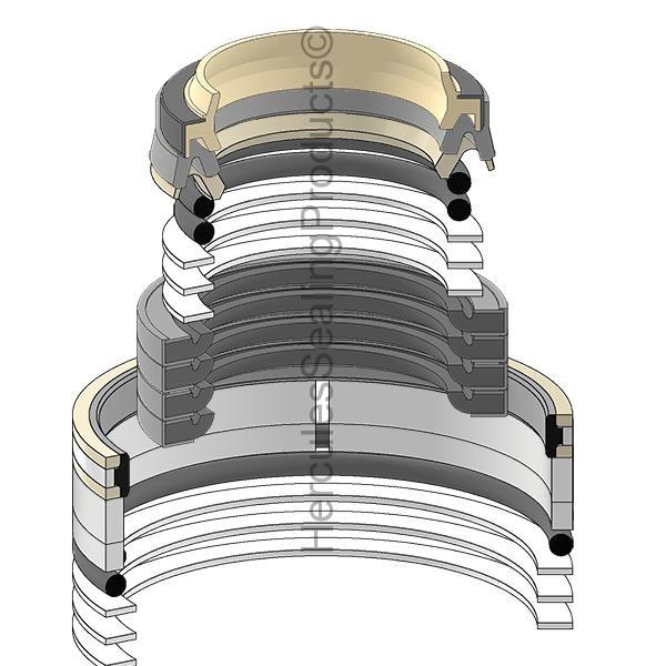 707-99-35310 Arm Cylinder Seal Kit Fits Komatsu PC95R-2