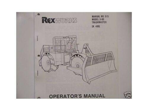 Rex Compactor Operators Manual 3-80 380