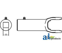 D108814 Square Slip Sleeve Yoke Fits Domestic: 1000 Series