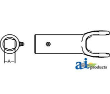 D108814 Square Slip Sleeve Yoke Fits Domestic: 1000 Series