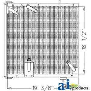 E1NN19N656BA15M Cond./Oil Cooler Assy Fits Ford/NH 5110 5610 5700 6410 6610 6700