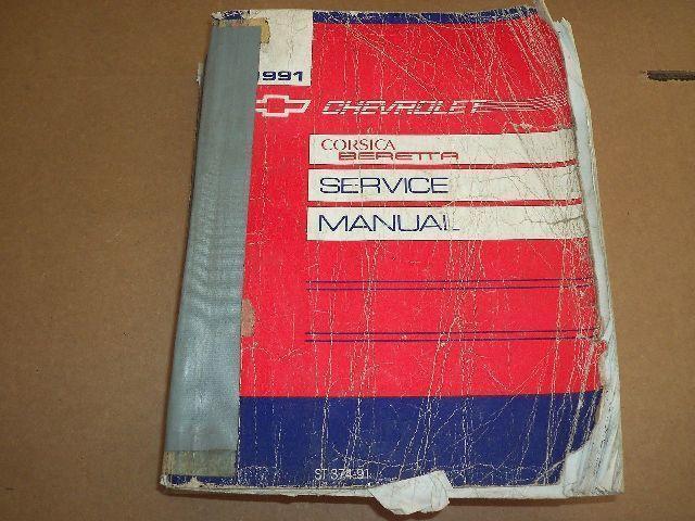 1991 Chevy Corsica Beretta Dealer Service Manual OEM