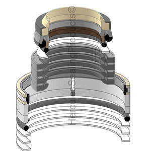 707-99-46200 Arm Cylinder Seal Kit Fits Komatsu PC150-5