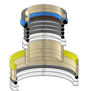 2438U1106R300 Boom Cylinder Seal Kit Fits Kobelco SK200 III (H!1)