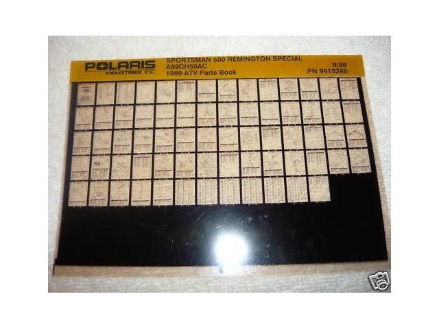 Polaris 1999 Sportsman 500 Remington Special ATV Parts