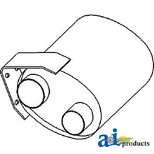 103978C2 Muffler Fits Case IH 1086 1486 1586