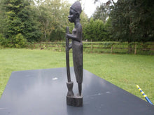 African Wooden Art Sculpture 14 3/4"