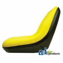 AM126865 Seat High Back Yellow Fits John Deere: LTR155 LTR166 LT133 LT155 LT166