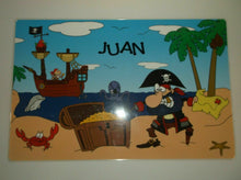 Personalized Boys Name Placements with Dry Erase Games On Back - "Juan"