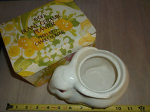 Avon Bunny ceramic Planter Perfumed Candle Holder