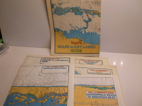(6) Teall & Morrow's Guide Maps for East Florida