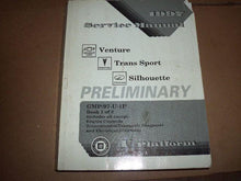 1997 Chevrolet Venture, Pontiac Trans Sport, Oldmobile Silhouette Service Manual