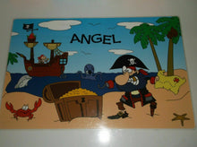Personalized Boys Name Placements with Dry Erase Games On Back - "Angel"
