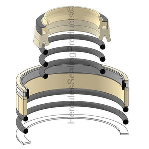 707-98-12750 Angle Cylinder Seal Kit Fits Komatsu D21A-8 D21P-8