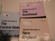 (5) 1992 Lakeside Recreation Fold Out Maps