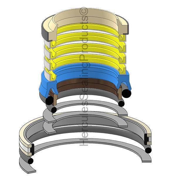 11703860 Tilt Cylinder Seal Kit Fits Volvo L220D