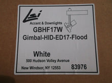 GBHF17W LSI Accent & Downlights Gimbal-HID-ED17 White Flood Lamp Fixture