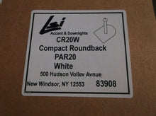 CR20W LSI Accent & Downlights Compact Roundback PAR20 White Flood Lamp Fixture