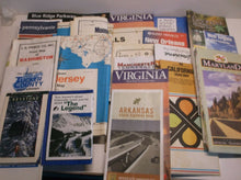(20) Lot of Various US State Maps - Directions & Locations of Interest