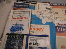 (20) Lot of Various US State Maps - Directions & Locations of Interest