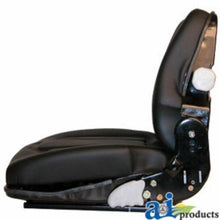 FLS322BL Forklift Seat, Shock Absorbing Spring, Black