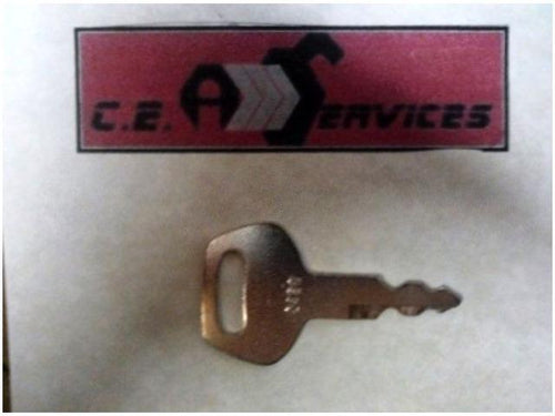 (1) Key Fits Case Linkbelt JCB Sumitomo Excavator 150979A1 KHR0369 S450 K3