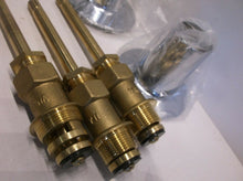 Danco (2) Hot/Cold Stems & Diverter Stem & (2) Flanges Tub/Shower Lot