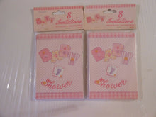 2 Packs of Baby Shower Invitations ~ 8 Count Each