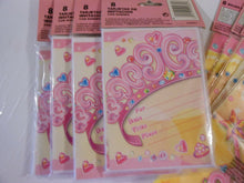 4 Packs Of Princess Party Invitations ~ 5 Packs Of Princess Party Gift Bags